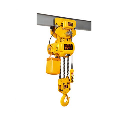 Electric chain hoist with motor trolley 7.5tons
