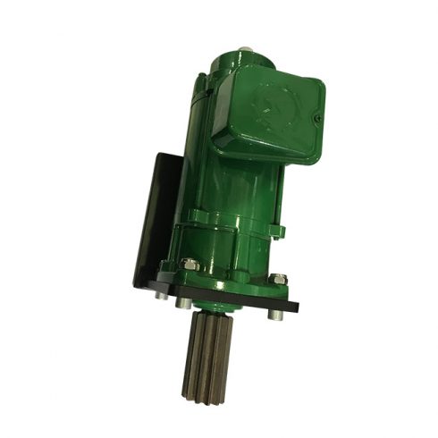 Geared electric motor for crane